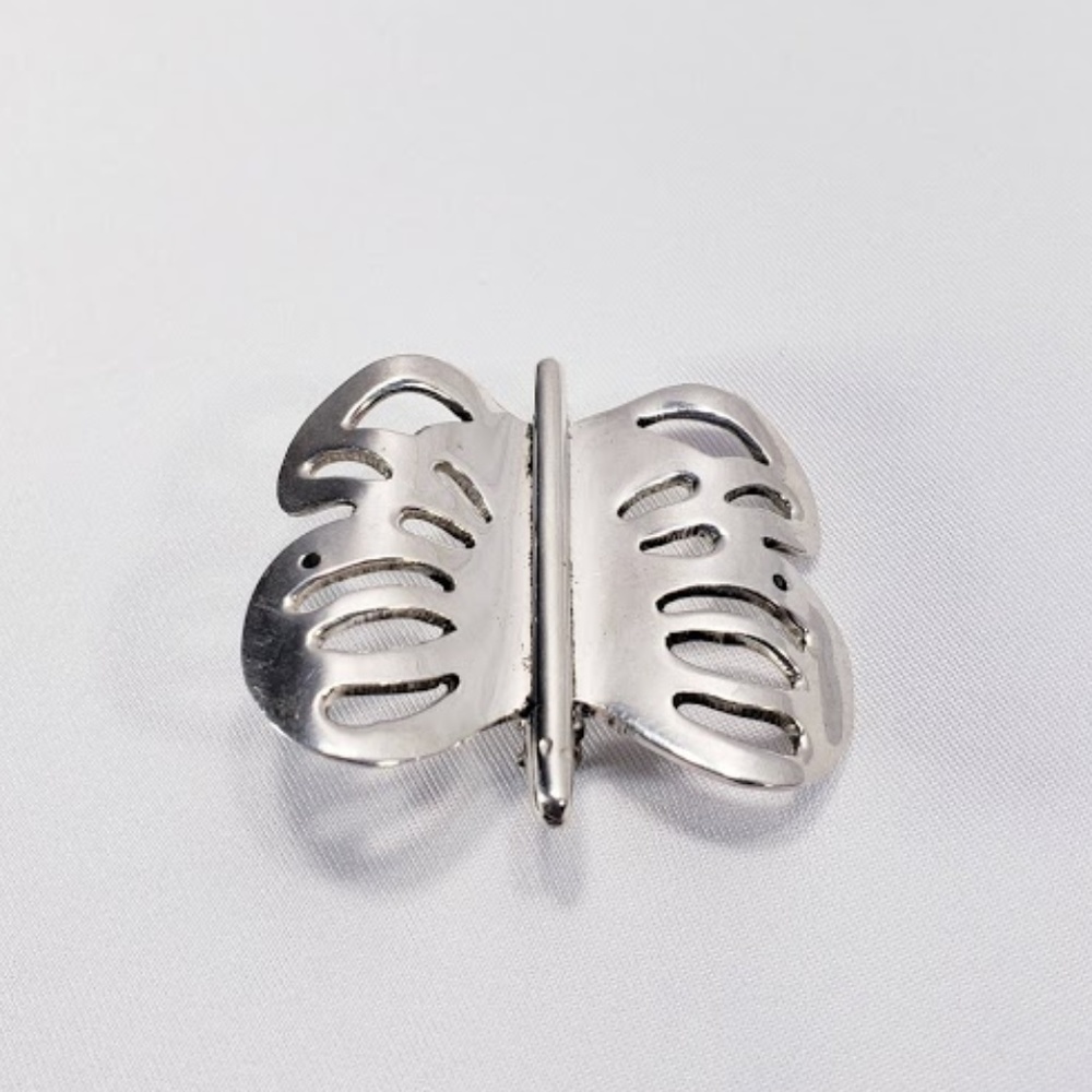 Vintage Taxco Sterling Butterfly Brooch - Picture 3 of 8